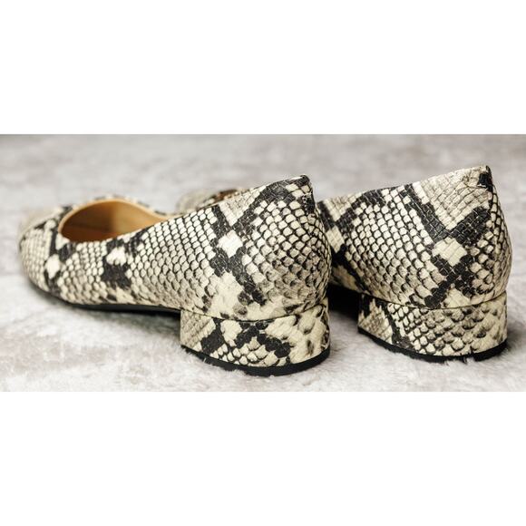 Easy Spirit Caldise Snake Print Leather Block Heel Shoes Womens Size 9 NWOB - Picture 12 of 15